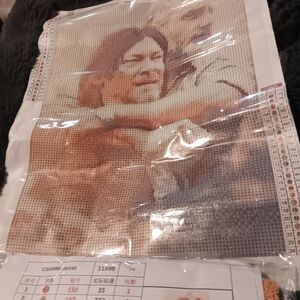 The Walking Dead Daryl And Rick Diamond Art Paint Kit 30x40